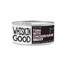 WhiskinGood Wet Food Tuna w/Chic Ham Gravy 70g, 509090, cat Wet Food, WhiskinGood, cat Food, catsmart, Food, Wet Food